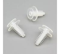 VVO Fasteners- Clip Bianche in Plastica. Per Pannello della porta posteriore. Compatibile con Fiat Panda, (10 pezzi)