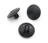 VVO Fasteners- Clip Nere in Plastica. Per Fissaggio di tappeto e rivestimenti interni. Compatibile con Renault Clio, Megane, Scenic, (10 pezzi)