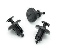 VVO Fasteners- Clip Nere in Plastica. Per Fissaggio paraurti posteriore e modanatura. Compatibile con Renault Clio, Scenic, (10 pezzi)