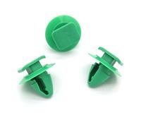 VVO Fasteners- Clip Verdi in Plastica. Per Estensione e modanatura del passaruota anteriore. Compatibile con Fiat 500X, (10 pezzi)