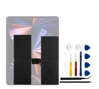 Vvsial atteria di ricambio per tablet A2387, compatibile con i-Pad Pro 12.9" 2021, compatibile con i-Pad Pro 5th Gen 12.9 2021 A2378 A2379 A2461 A2462 MHNK3LL/A MHNH3LL/A Series con kit di