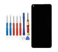 Vvsial isplay LCD di ricambio compatibile con MI Redmi Note 9 M2003J15SC di ricambio per riparazione display LCD Touch Screen con toolkit (nero)