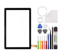 Vvsialeek Schermo anteriore in vetro esterno piastra lente di ricambio con Blackview Tab 70 WiFi [10"] con funzione touch (No LCD Screen and Touch Digitizer) con toolkit