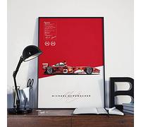 VVSUN Michael Schumacher Scuderia Ferrari F1 F2004 Poster tecnico Formula 1 auto F1 poster 50 x 70 cm 50,8 x 71,1 cm senza cornice