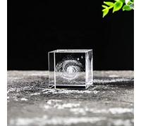 VVW&LIU 40/50/60/80mm Cubo di Cristallo 3D LED Luce Inciso Pianeti Sfera di Vetro Modello Cosmico Globo Decorazione Della Casa Regalo di Astronomia,07,80mm 80mm