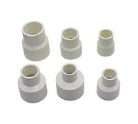 VVW&LIU da 25 a 20 mm da 40 a 32 mm da 40/32 a 20/25 mm Connettori di riduzione Diritti in PVC Adattatore Riduttore per Tubi Raccordi per Tubi dell'Acqua di irrigazione 1 Pezzo, Bianco, 25 mm, 20 mm