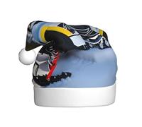 VVXBHGR Advanced Snowmobile Prints Cappello di Natale per adulti materiale è morbido e leggero