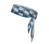 VVXBHGR Arctic fox on the snowy plains Stampe Sport Head Tie Fascia per uomini e donne, morbida e traspirante, traspirante traspirante atletica
