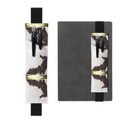 VVXBHGR Black Wolf on The Lawn Prints, astuccio in pelle PVC con segnalibro 2 in 1, antiscivolo, essenziale per conti di viaggio, Nero , One Size, Zaino Scuola