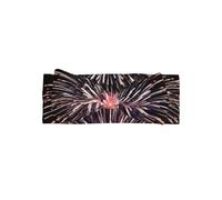 VVXBHGR Cerchietto per bambini con fiocchi e fuochi d'artificio che sbocciano nel cielo notturno, morbido, delicato sulla pelle ed elastico, in poliestere, per neonati da 0 a 6 mesi