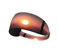 VVXBHGR Fascia elastica con stampa del tramonto del pomeriggio, per esercizi sportivi, per uomini e donne, morbida, ad asciugatura rapida