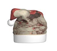 VVXBHGR Il cappello di Natale delle stampe del foro del coniglio della resurrezione per adulti è morbido e leggero