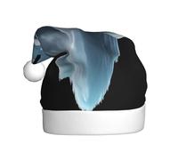 VVXBHGR La punta dell'iceberg Prints Christmas Hat for Adult materiale è morbida e leggera