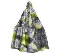 VVXBHGR Mantella con cappuccio per adulti di Halloween Limes on the rocks. Stampa comoda e morbida con tesa larga adatta per feste di ballo e raduni