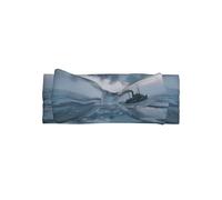 VVXBHGR Ship on Ice Prints, fascia per capelli per bambini con fiocco, morbida, delicata sulla pelle ed elastica, in poliestere, per neonati da 0 a 6 mesi