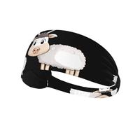 VVXBHGR Silly Sheep Prints, fascia elastica per esercizi, per uomini e donne, morbida, ad asciugatura rapida