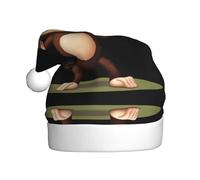 VVXBHGR Smart Little Monkey Prints Cappello di Natale per adulti materiale è morbido e leggero