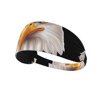 VVXBHGR Stern Bald Eagle Prints, fascia elastica per esercizi, per uomini e donne, morbida, ad asciugatura rapida