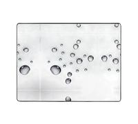 VVXBHGR Tappeto antiscivolo 160 x 122 cm Suggerimenti per piccole gocce d'acqua Stampa buon assorbimento d'acqua adatto per cucina, bagno e soggiorno