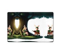 VVXBHGR The Elf of Learning Magic Books - Tappeto in tessuto di flanella, 152 x 99 cm, per soggiorno, ufficio, tavolino da caffè, letto, balcone