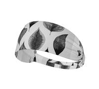 VVXBHGR The Grain of the leaves Stampe Fascia elastica per esercizi di esercizio, per uomini e donne, morbida, ad asciugatura rapida