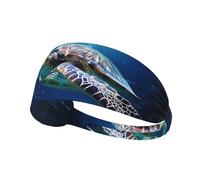 VVXBHGR Turtles on Parade Prints, fascia elastica per esercizi, per uomini e donne, morbida, ad asciugatura rapida