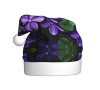 VVXBHGR Violets in Bloom Prints Cappello di Natale per adulti materiale è morbido e leggero
