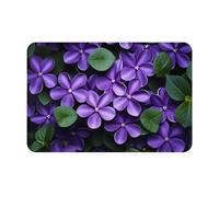 VVXBHGR Zerbino 40,6 x 61 cm Violets in Bloom Prints idroassorbente antiscivolo per porte d'ingresso, ingressi e bagni