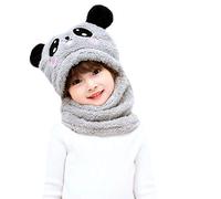 VVXXMO Bambini Inverno Fuzzy Peluche Passamontagna Cappello Del Fumetto Panda Coniglio Animale Spesso Antivento Copertura Completa Earflap Cappuccio Cappuccio Collo Scalda, B, 1