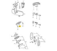 VW 1200/1300/1302/1303 PLASTICA INDICATORE DIREZIONE ANTERIORE ARIC OEM 33512133