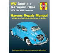 VW Beetle 1200 and Karmann Ghia 1954-1979