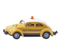 Siku 1561, VW Maggiolino ADAC, Auto Giocattolo, Metallo/Plastica, Giallo, Auto Giocattolo per Bambini, Pneumatici Gommati, con Luce sul Tettuccio