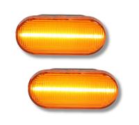 VW Caddy MK2 Indicatori Laterali Set LED 00-03 Arancione Frecce Coppia SX Destro
