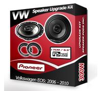 VW EOS Casse Portiera Anteriore Pioneer Auto Speaker + Adattatore Anelli