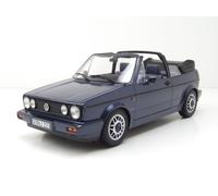 VW Golf 1 Cabrio Quartetto 1992 Blu Metallizzato Modello Auto 1:18 Norev
