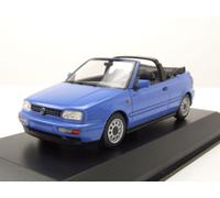 VW Golf 3 Cabrio 1997 Blu Scuro Modellino 1:43 Maxichamps