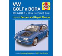 VW Golf & Bora 4-cyl Petrol & Diesel (01 - 03) Haynes Repair Manual