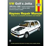 VW Golf, GTI and Jetta (93-98) and VW Cabrio (95-02) petrol & diesel (Tascabile)