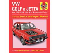 Haynes – VW Golf e Jetta Mk 2 Benzina (Mar 84 - Feb 92) – Manuale di riparazione – Tascabile