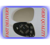 VW Golf MK5 2.0 Tdi 2003-08 Diretto Ali Convesso Specchio di Vetro Riscaldato SX