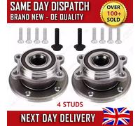 VW Golf MK5 2003-2009 Anteriore O Mozzo Ruota & Kit Cuscinetti Paio X2