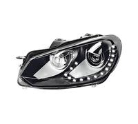 VW Golf MK6 Faro Anteriore Sinistro Bi-Xenon LED Cornering Cromato Hella 09-14