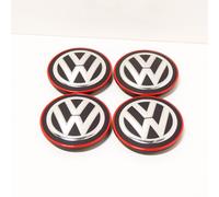 VW Golf Mk7 GTI Wheel Hub Caps Chrome Red 4 PCS 5G0601171BLYC NEW GENUINE