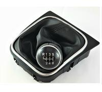 VW GOLF V 03-08 VI 08-12 POMELLO DEL CAMBIO MANUALE + CUFFIA 6 MARCE CROMATO