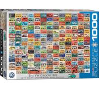VW Groovy Bus 1000 Pezzi Puzzle Da Eurographics 680mm x 490mm (Panzer)