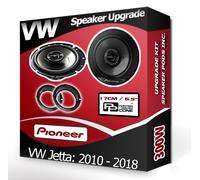 VW Jetta Porta Posteriore Altoparlanti Pioneer Auto + Adattatore Anelli 300W