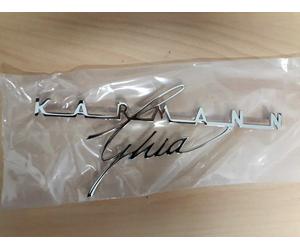 VW KARMANN GHIA DAL 8.62- STEMMA COFANO POSTERIORE EMBLEM ENGINE LID