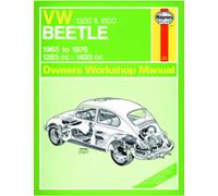 VW Maggiolino 1300 1500 1965-1975 Haynes Manuale officina VW Bug
