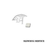 VW MAGGIOLINO BEETLE DAL 8/'67 - CIELO INTERNO BIANCO HEADLINER WHITE EMPI