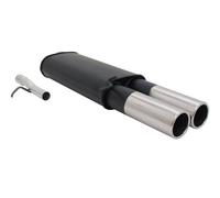 VW Passat 3B/3BG 96/05 silenziatore scarico - 2 x 90 mm